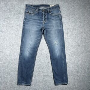 Diesel Larkee-Beex Denim jeans Men's Size 32x28 Blue Faded Regular Tapered